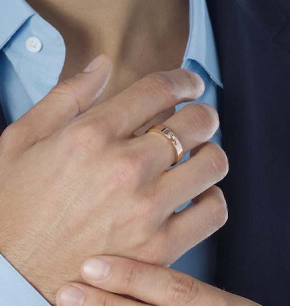 [⭐Lioran]ALLIANCE LIENS VIDENCE 4MM RING