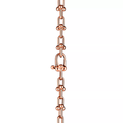 [Lioran]HARDWEAR MICRO LINK 44 MOTIF PINK GOLD BRACELET