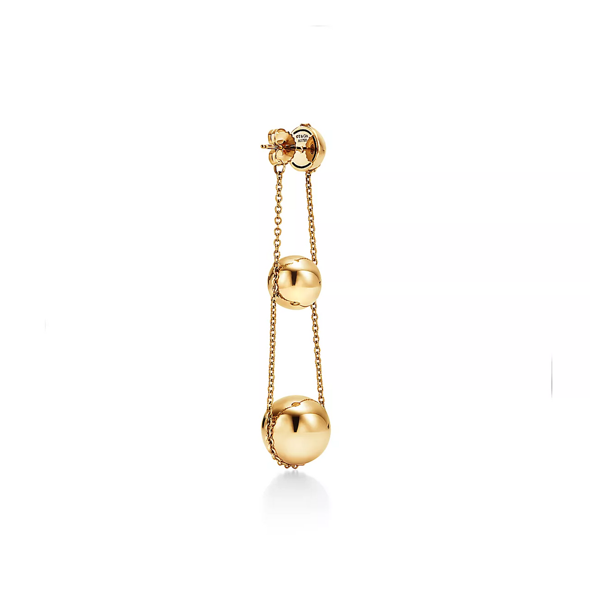 [Lioran]TRIPLE DROP GOLD EARRINGS