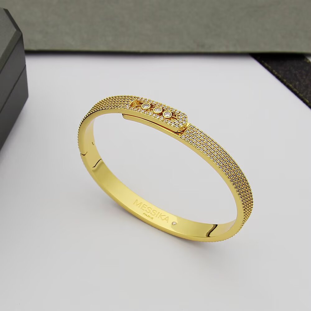 [⭐Lioran]Move Noa Full Pavé Diamond Bangle Bracelet