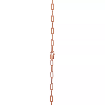 [Lioran]LOCK MEDIUM PENDANT PINK DIAMOND PINK GOLD NECKLACE
