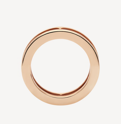 [⭐Lioran]ZERO 1 ONE-BAND WITH OPENWORK LOGO SPIRAL RING