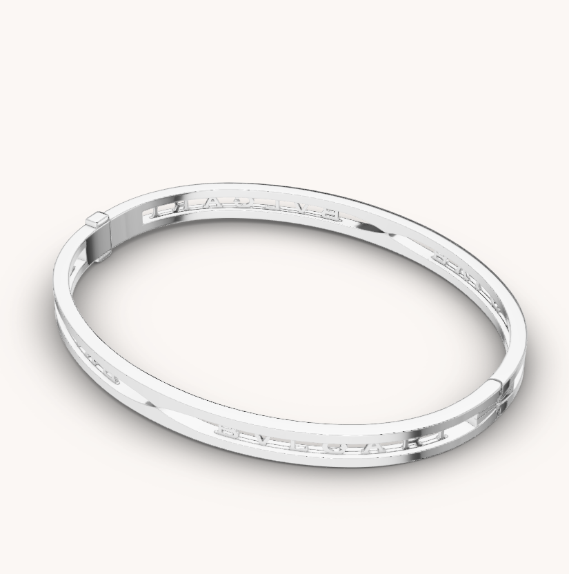 [⭐Lioran]ZERO 1 SPIRAL LOGO SILVER BRACELET