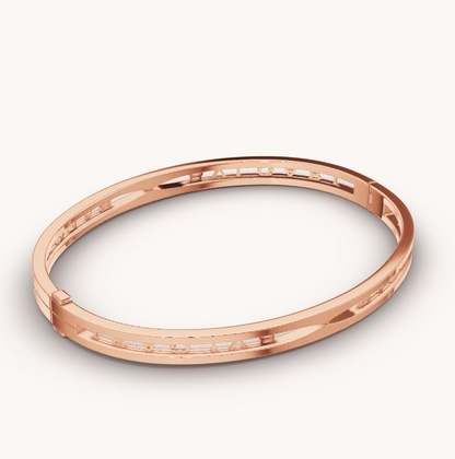 [⭐Lioran]ZERO 1 SPIRAL LOGO PINK GOLD BRACELET