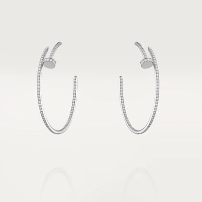 [⭐Lioran]JUSTE EARRINGS FULL DIAMONDS 1.8MM