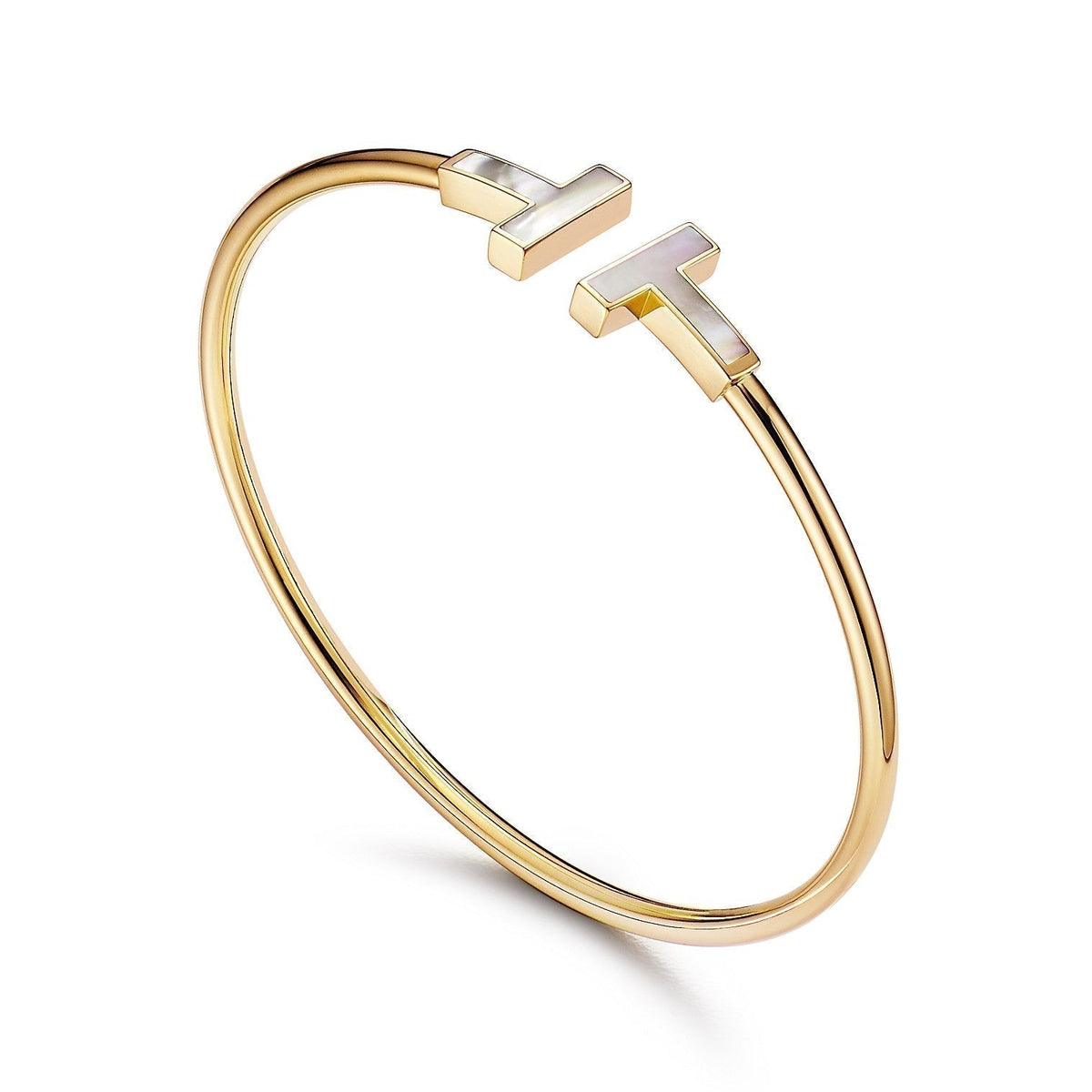 [Lioran]T BRACELET 1.8MM MOP PINK GOLD