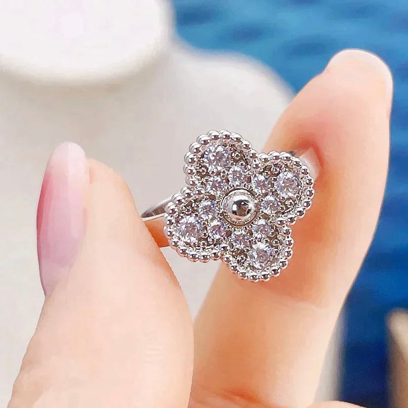[⭐Lioran]CLOVER DIAMOND RING
