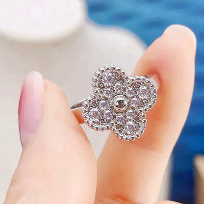 [⭐Lioran]CLOVER DIAMOND RING