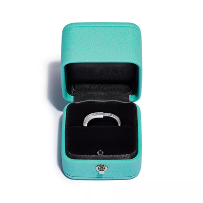 [Lioran]LOCK RING SILVER DIAMOND PAVED