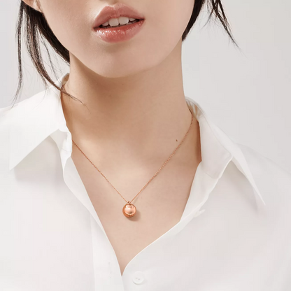 [Lioran]BALL PENDANT 12.75MM NECKLACE