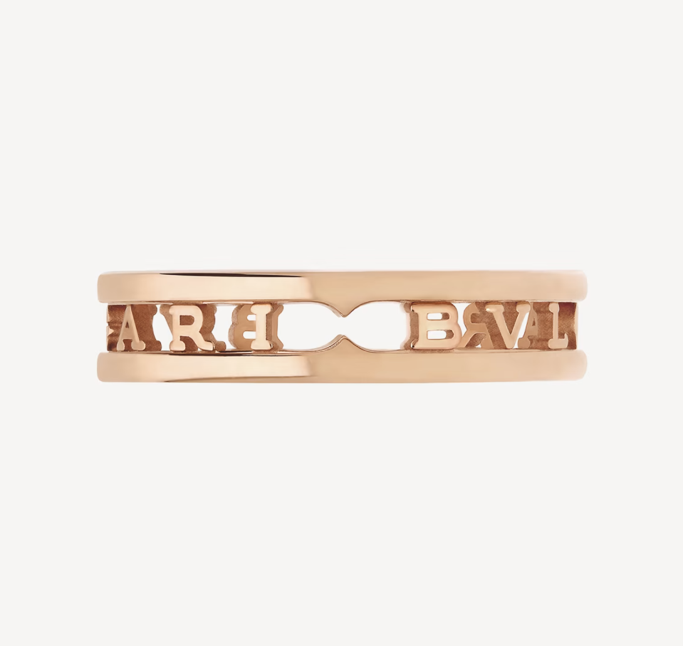 [⭐Lioran]ZERO 1 ONE-BAND WITH OPENWORK LOGO SPIRAL RING