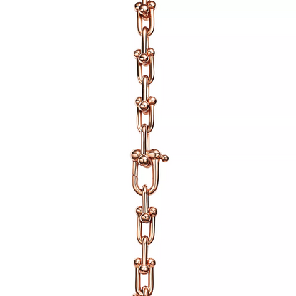 [Lioran]HARDWEAR SMALL LINK 26 MOTIF PINK GOLD BRACELET