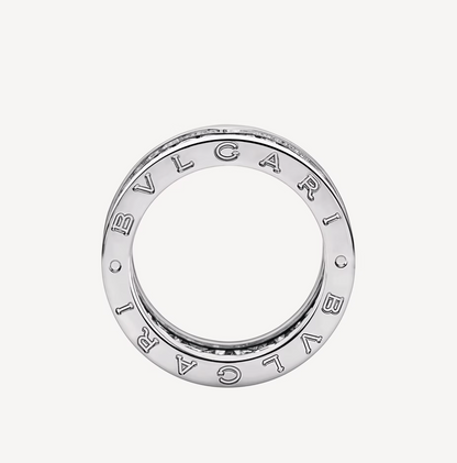 [⭐Lioran]ZERO 1 WITH PAVED DIAMONDS ON THE SPIRAL RING