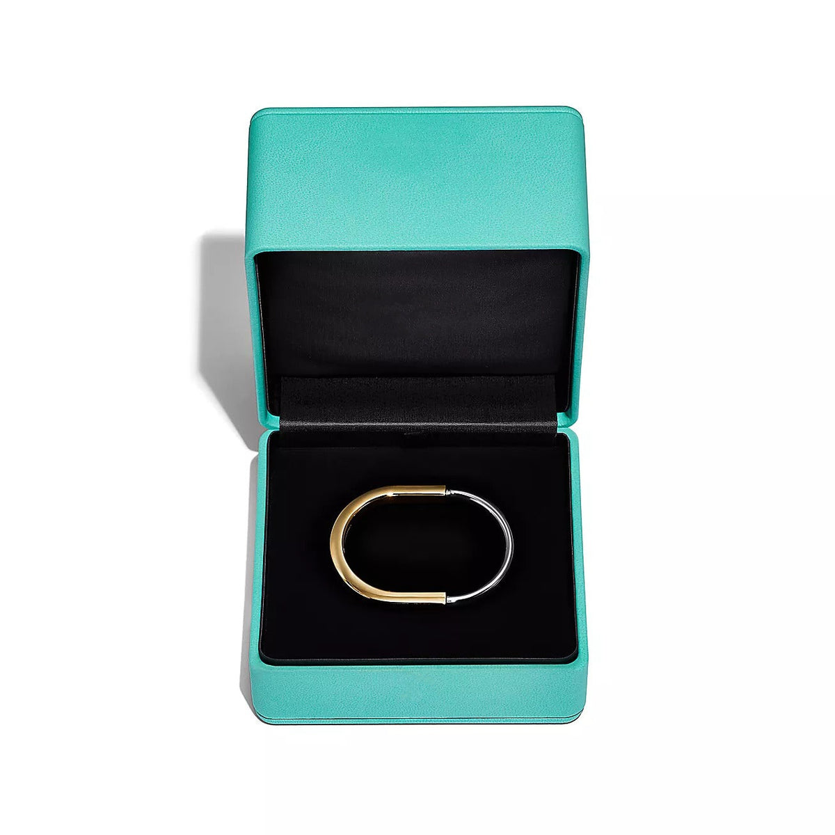 [Lioran]LOCK BRACELET YELLOW AND WHITE GOLD