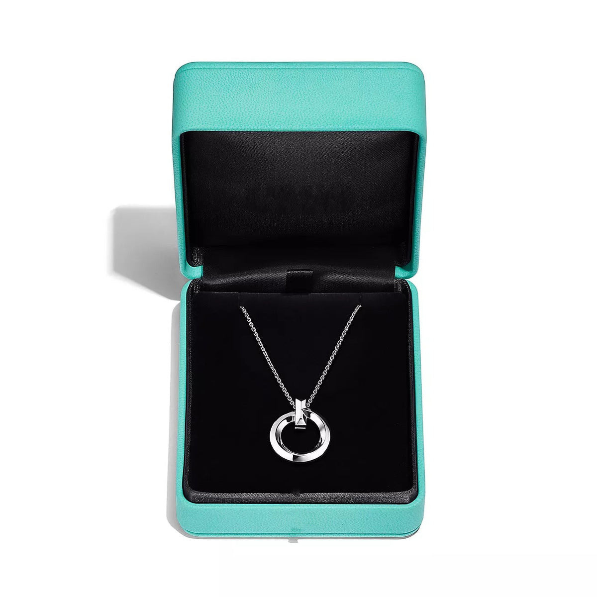 [Lioran]T CIRCLE PENDENT SILVER NECKLACE