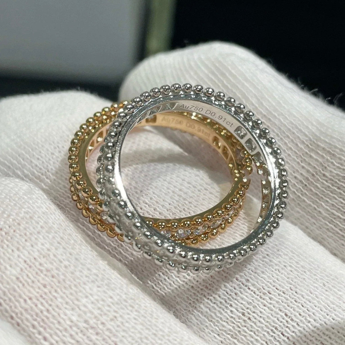 [⭐Lioran]PERLEE DIAMOND SILVER RING