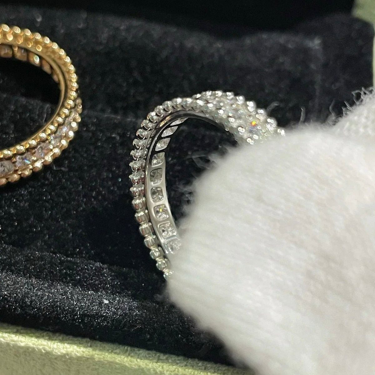 [⭐Lioran]PERLEE DIAMOND SILVER RING