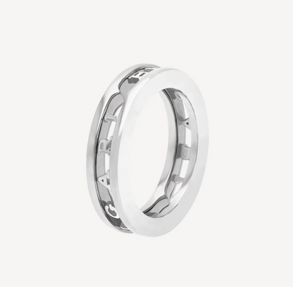 [⭐Lioran]ZERO 1 ONE-BAND WITH OPENWORK LOGO SPIRAL RING