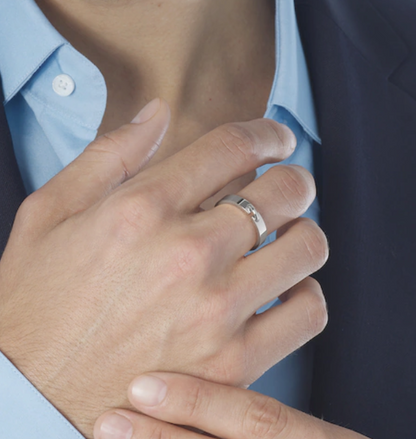 [⭐Lioran]ALLIANCE LIENS VIDENCE 4MM RING