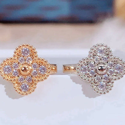 [⭐Lioran]CLOVER DIAMOND RING