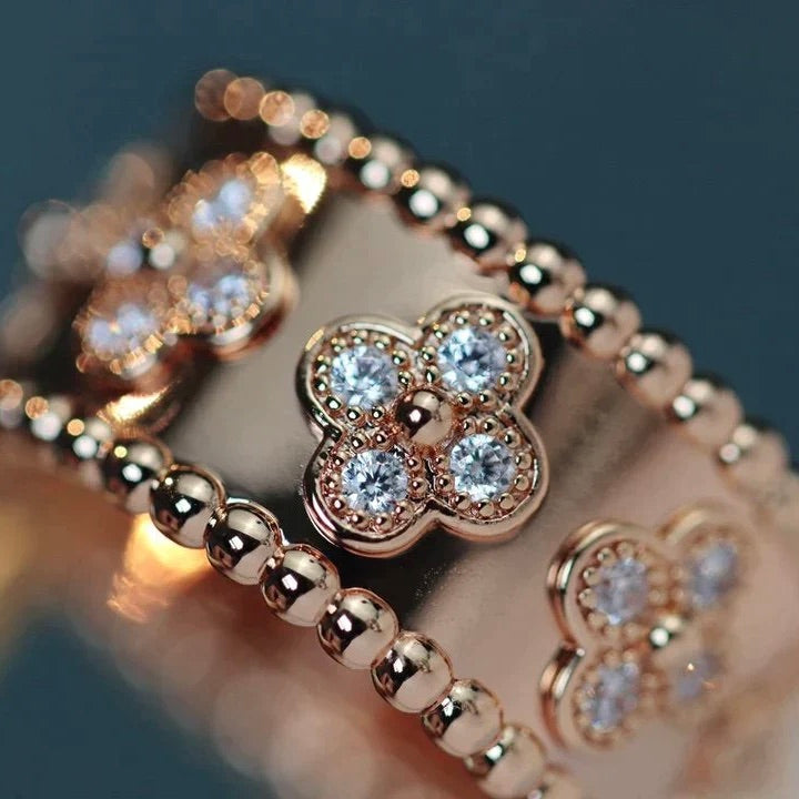 [⭐Lioran]CLOVER KALEIDOSCOPE RING 10MM