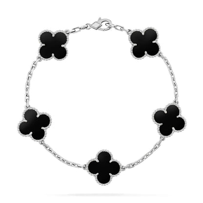 [⭐Lioran] CLOVER 5 MOTIF ONYXS BRACELET COLLECTION