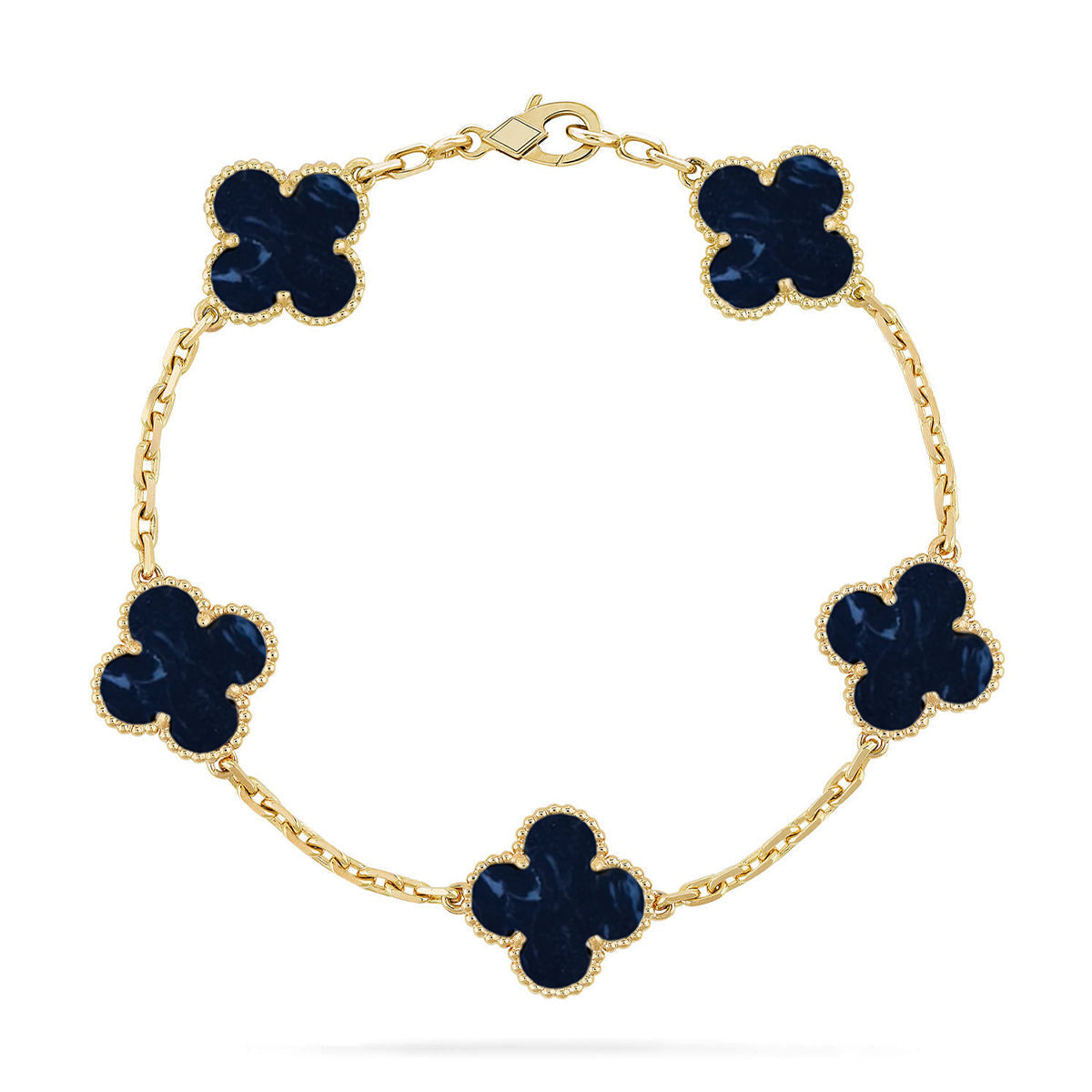 [⭐Lioran]CLOVER 5 MOTIF PIETERSITE BRACELET COLLECTION