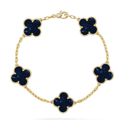 [⭐Lioran]CLOVER 5 MOTIF PIETERSITE BRACELET COLLECTION