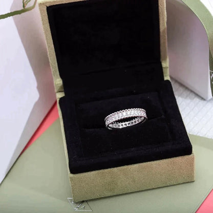 [⭐Lioran]PERLEE DIAMOND SILVER RING