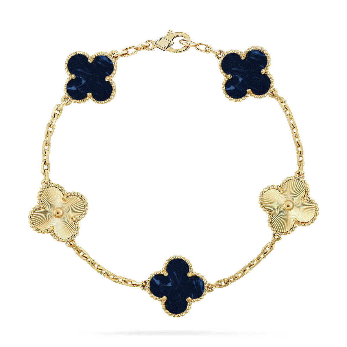 [⭐Lioran]CLOVER 5 MOTIF PIETERSITE BRACELET COLLECTION