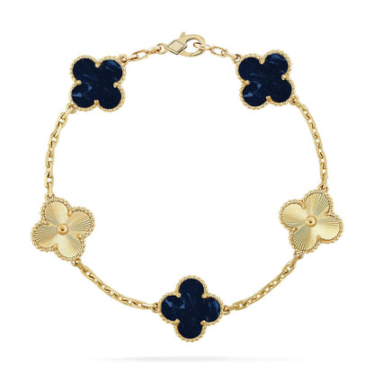 [⭐Lioran]CLOVER 5 MOTIF PIETERSITE BRACELET COLLECTION