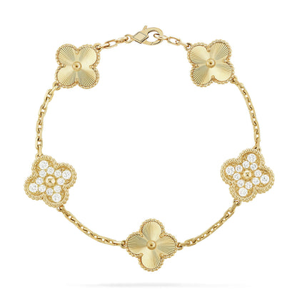 [⭐Lioran] CLOVER 5 MOTIF LASER BRACELET COLLECTION