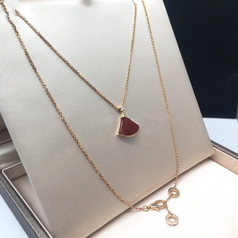 [⭐Lioran]DREAM NECKLACE CARNELIAN 1 DIAMOND