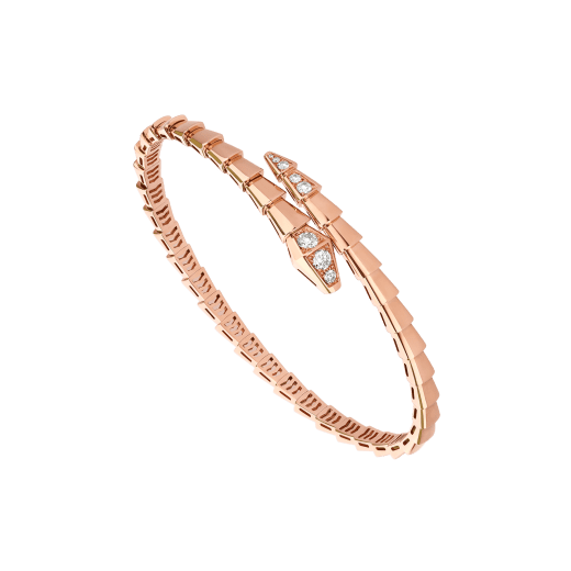 [⭐Lioran]SERPENTI BRACELET DIAMONDS PINK GOLD