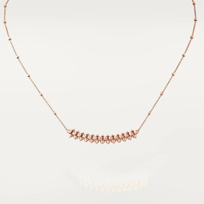 [⭐Lioran]CLASH PINK GOLD NECKLACE
