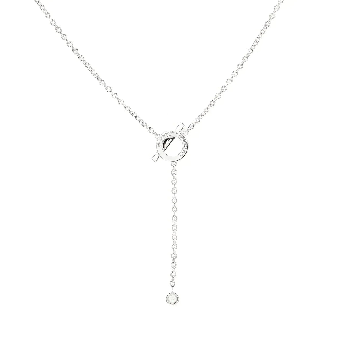[⭐Lioran]FINESSE SILVER DIAMOND NECKLACE