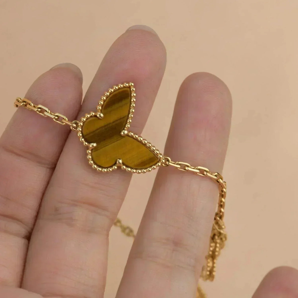 [⭐Lioran]LUCKY SPRING 5 MOTIF GOLD BRACELET