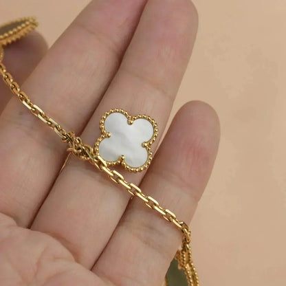 [⭐Lioran]LUCKY SPRING 5 MOTIF GOLD BRACELET