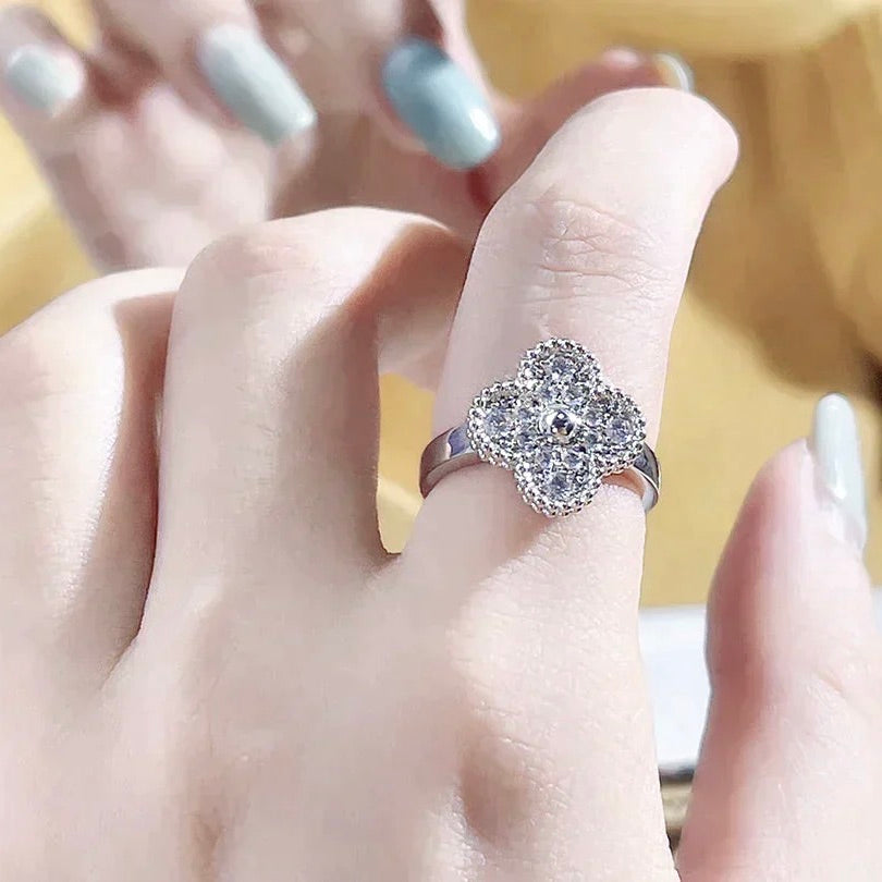 [⭐Lioran]CLOVER DIAMOND RING
