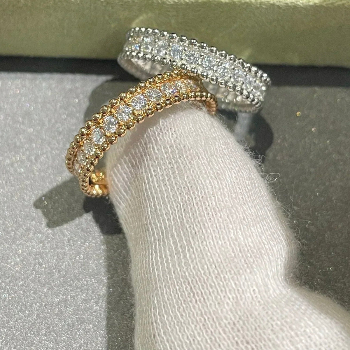 [⭐Lioran]PERLEE DIAMOND SILVER RING