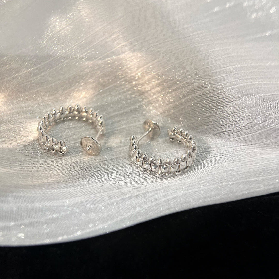 [⭐Lioran]CLASH SMALL HOOP EARRINGS