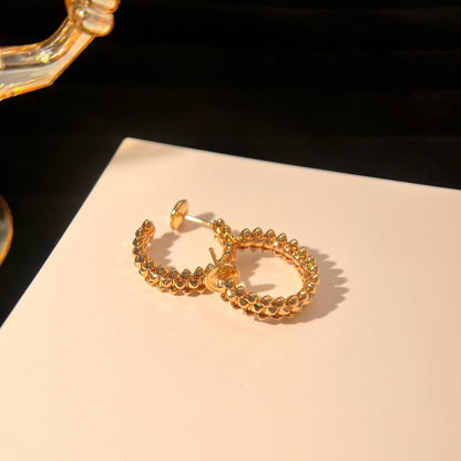 [⭐Lioran]CLASH SMALL HOOP EARRINGS