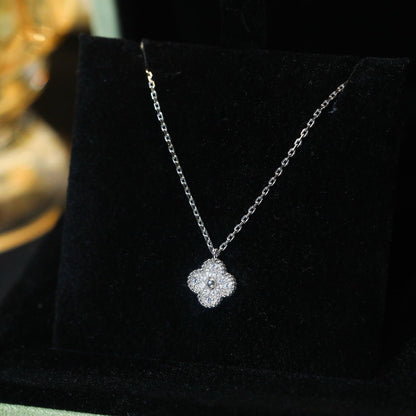 [⭐Lioran]CLOVER MINI 9.5MM PENDANT DIAMOND NECKLACE