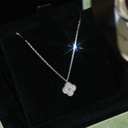 [⭐Lioran]CLOVER MINI 9.5MM PENDANT DIAMOND NECKLACE