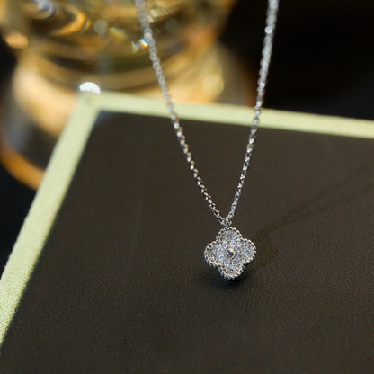 [⭐Lioran]CLOVER MINI 9.5MM PENDANT DIAMOND NECKLACE