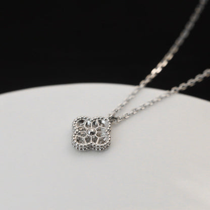 [⭐Lioran]CLOVER MINI 9.5MM PENDANT DIAMOND NECKLACE