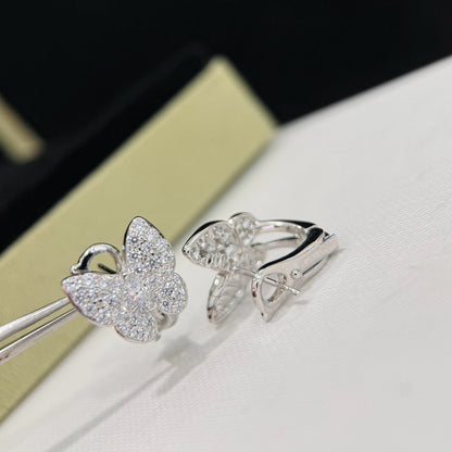 [⭐Lioran]BUTTERFLY ALL DIAMOND EARRINGS