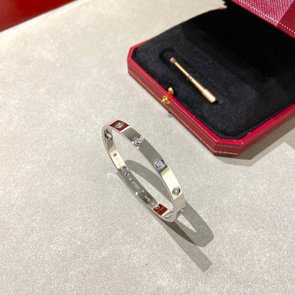 [⭐Lioran]LOVE BRACELET 6.1MM 10 DIAMONDS