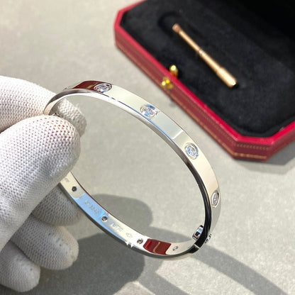 [⭐Lioran]LOVE BRACELET 6.1MM 10 DIAMONDS