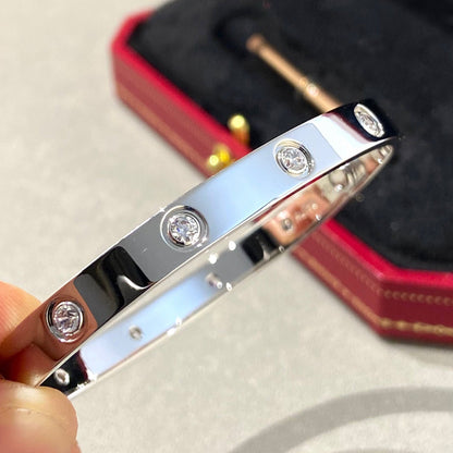 [⭐Lioran]LOVE BRACELET 6.1MM 10 DIAMONDS